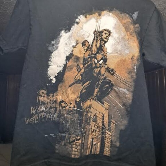 Marvel Heroes Graphic Tee | Boys Size 12/14 | Spider-Man Wolverine Daredevil - Picture 5 of 5
